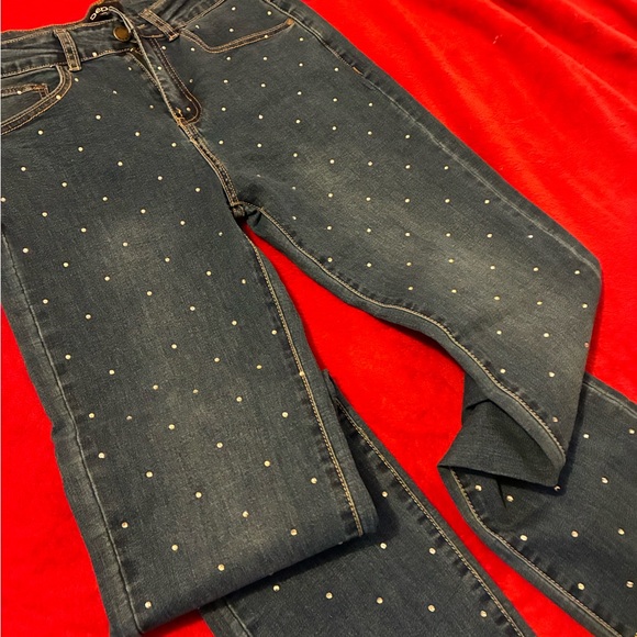 Bebe Rhinestone Jeans - Picture 4 of 5